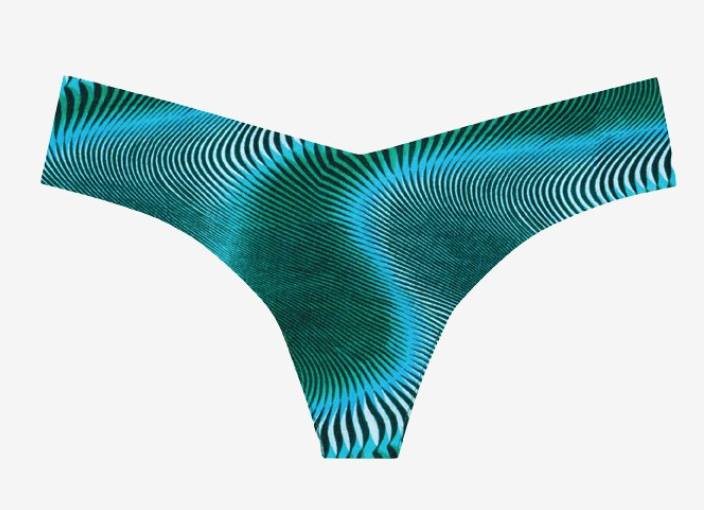 Commando Print Thong