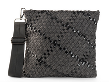 Load image into Gallery viewer, Haute Shore Convertible Woven Crossbody Clutch
