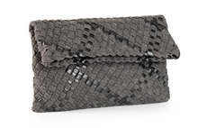 Load image into Gallery viewer, Haute Shore Convertible Woven Crossbody Clutch
