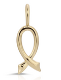 Eklexic Breast Cancer Awareness Charm with chain