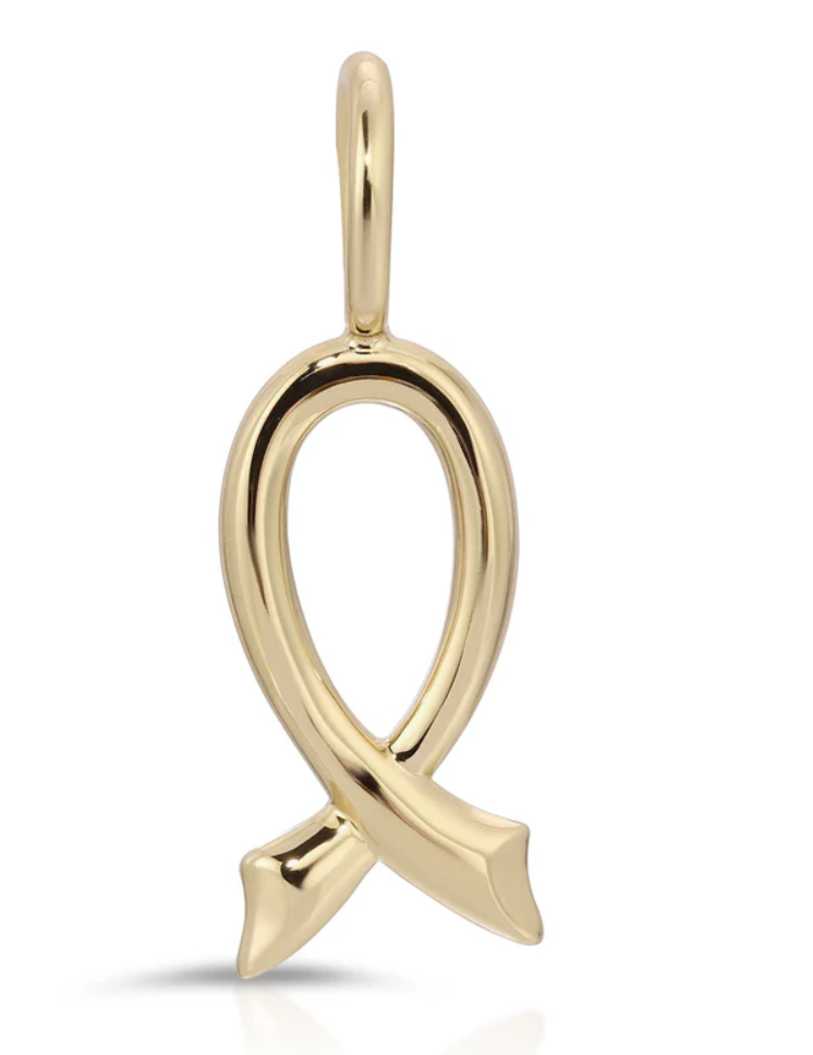 Eklexic Breast Cancer Awareness Charm with chain