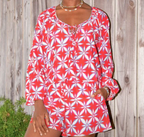 Electric & Rose Meridian Tie Top