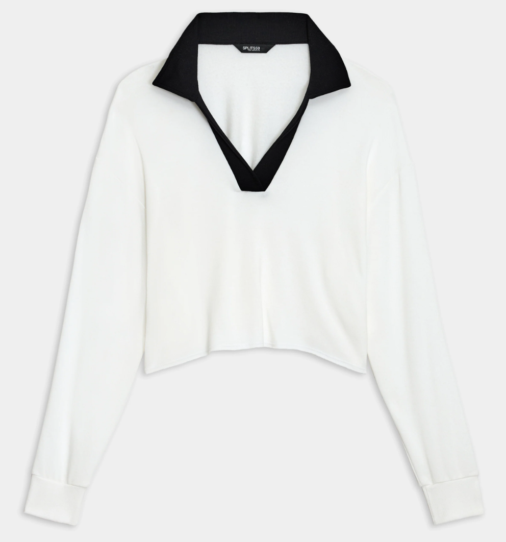 Splits 59 Joan Fleece Polo Sweatshirt