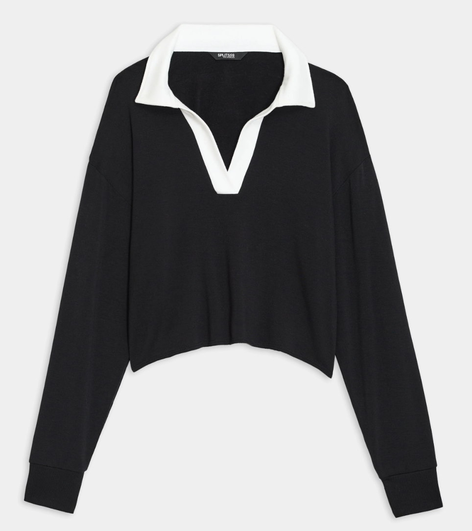 Splits 59 Joan Fleece Polo Sweatshirt (Copy)