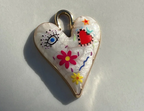 Idalia Limited Edition Graffiti Heart With Chain