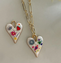 Idalia Limited Edition Graffiti Heart With Chain