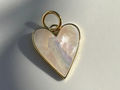 Idalia Mother of Pearl Heart With Chain