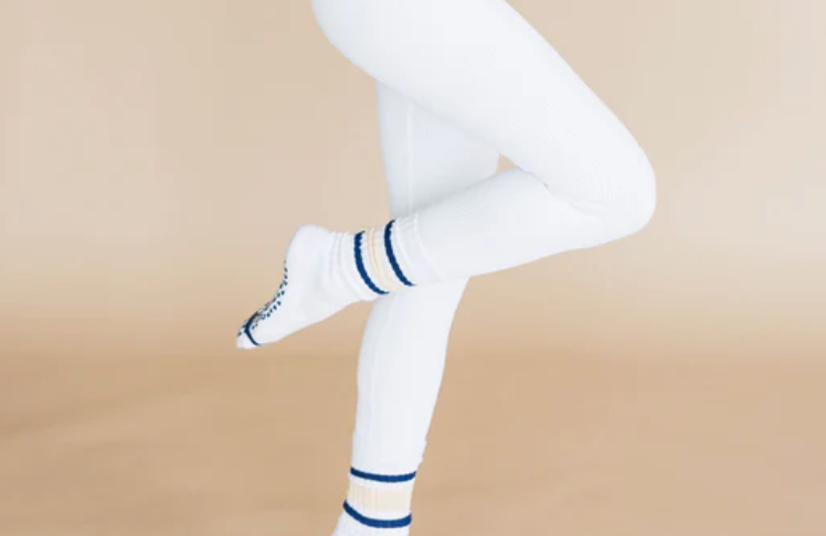 Pilates Honey Vinatge Tube Grip Socks