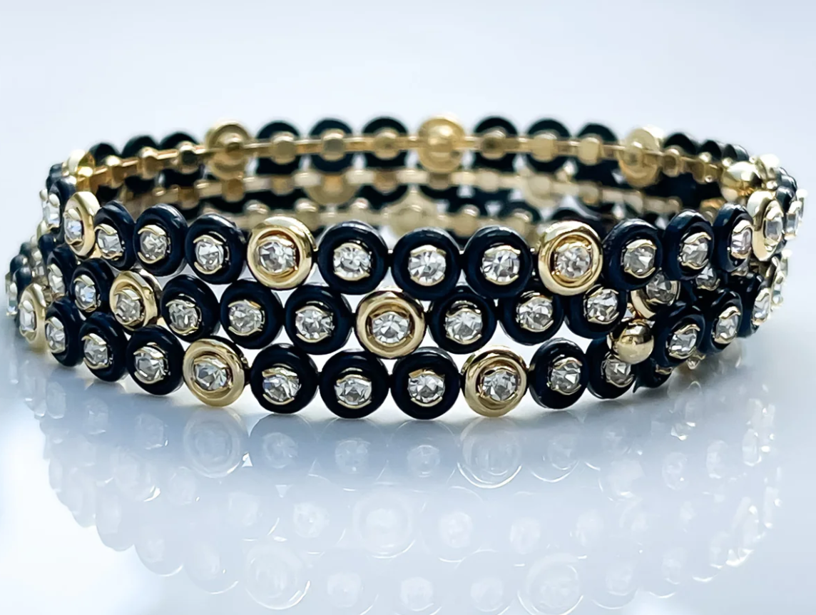 Idalia Isla Wrap Bracelet-Black
