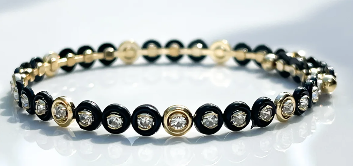 Idalia Isla Wrap Bracelet-Black