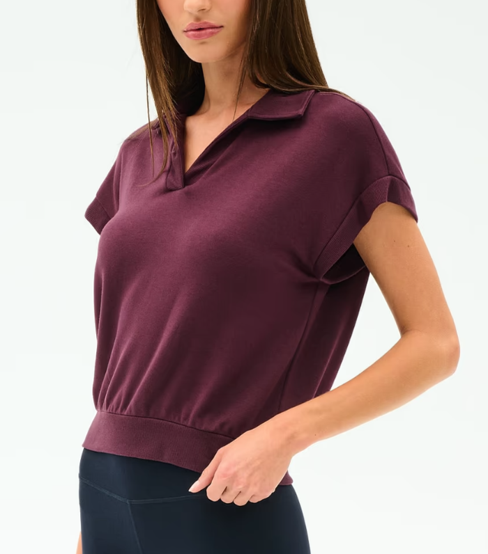 Splits 59 Evie Fleece Sleeveless Polo