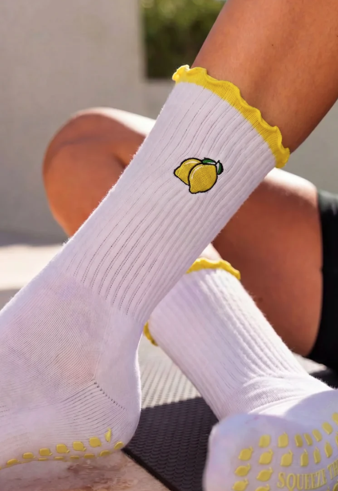 Lisa Maree Lemon Grip Socks