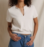 Perfect White Tee Cleo French Terry