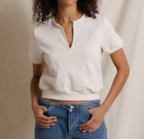 Perfect White Tee Cleo French Terry