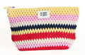 Marie Marie Large Crochet Pouch-Stripe