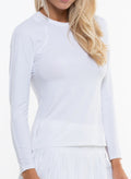 Breeze Long Sleeve Crew Women's Top White