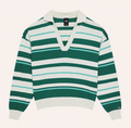 P.E Nation Retreat Stripe Collar Knit