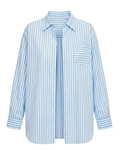 Solid & Striped Avril Button Down Blue Lagoon