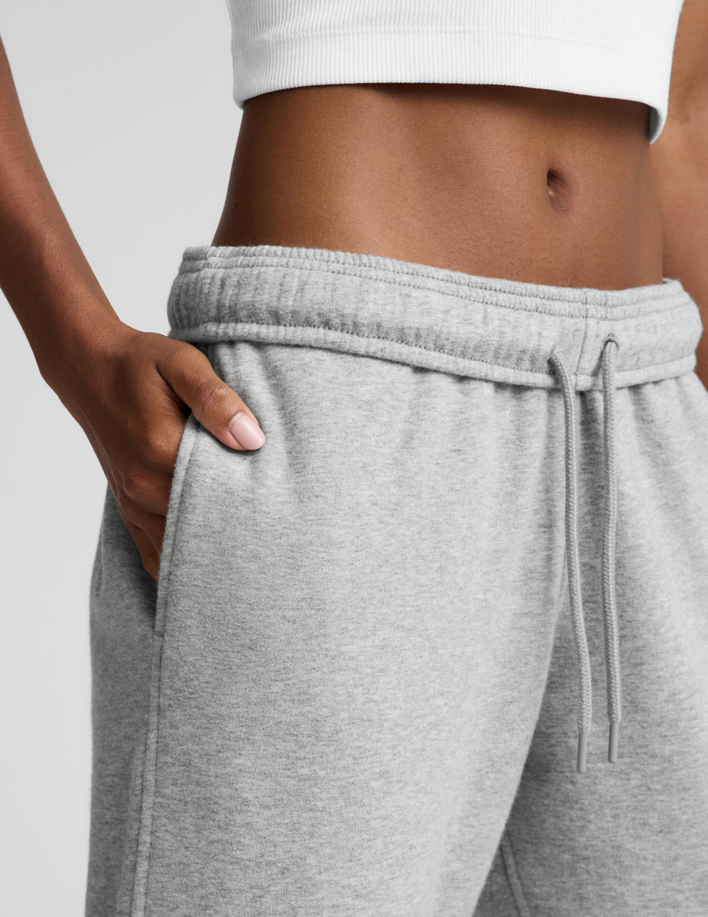 Beyond Yoga LuxeFleece 2.0 Women's Straight Leg Sweatpant Heather Gray