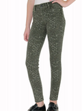Tractr DIANE - BASIC MID-RISE LEOPARD SKINNY Girls