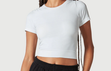 Load image into Gallery viewer, NUX Favorite Short Sleeve Cropped top
